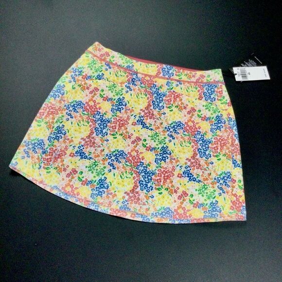 NWT RLX Ralph Lauren Womens Pink Floral Performance Golf Skort Skirt Size XS - Picture 3 of 14